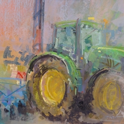 « Le Tracteur de John Deere - 65x50cm »